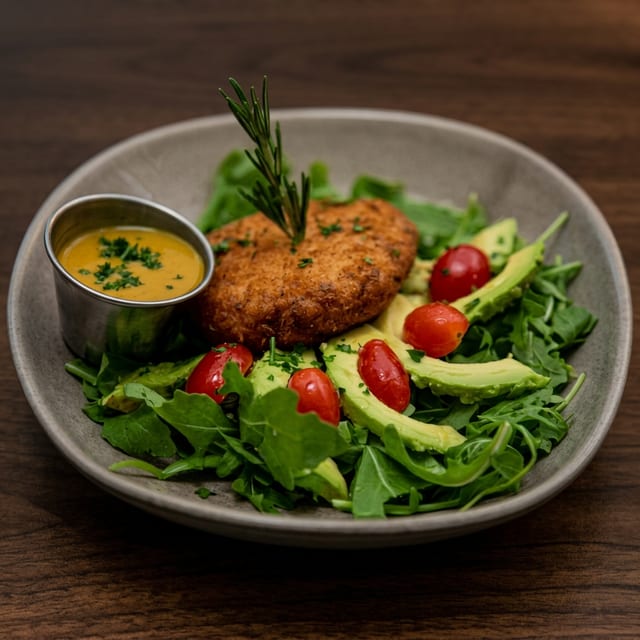 Lump Crab Cake Salad.